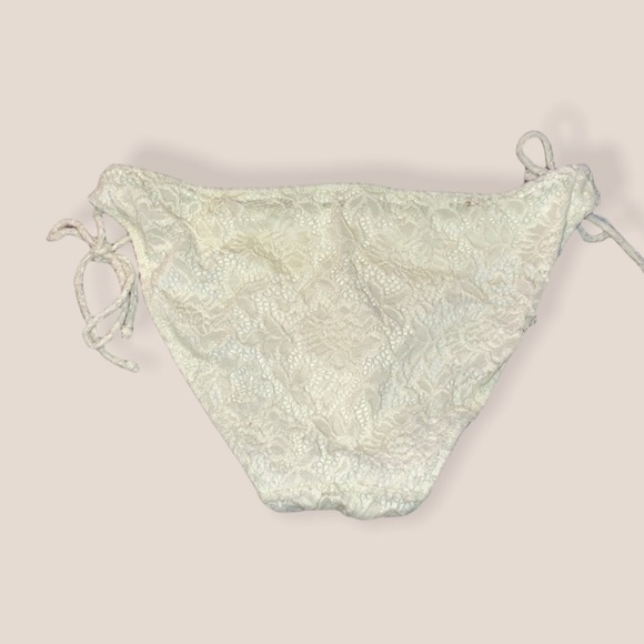 Victoria’s Secret Bikini bottoms Light lime color Size Med Tie Beach - Picture 5 of 6